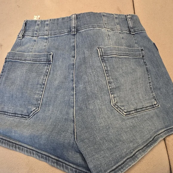 Maeve by Anthropologie The Colette Denim Shorts High Rise Blue Size 31 - Picture 6 of 6